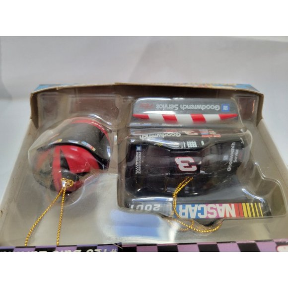2001 Nascar Helmet Collectible Ornament Set #123 Dale Earnhardt - Trevco - Picture 7 of 7